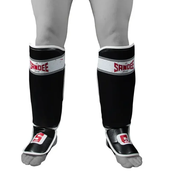 Close-up view of Sandee Sport Slim Shinguards.