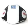 Close-up image of Sandee Velcro Leather Belly Pad for boxing