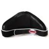 Sandee Velcro Leather Belly Pad, in a black color.