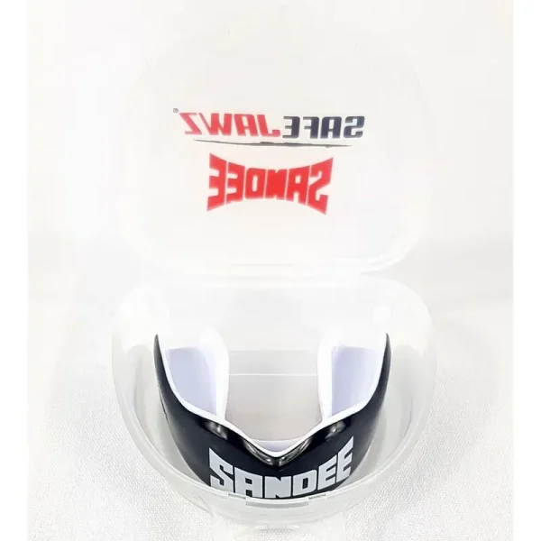 Sandee x SafeJawz Mouth Guard on white background