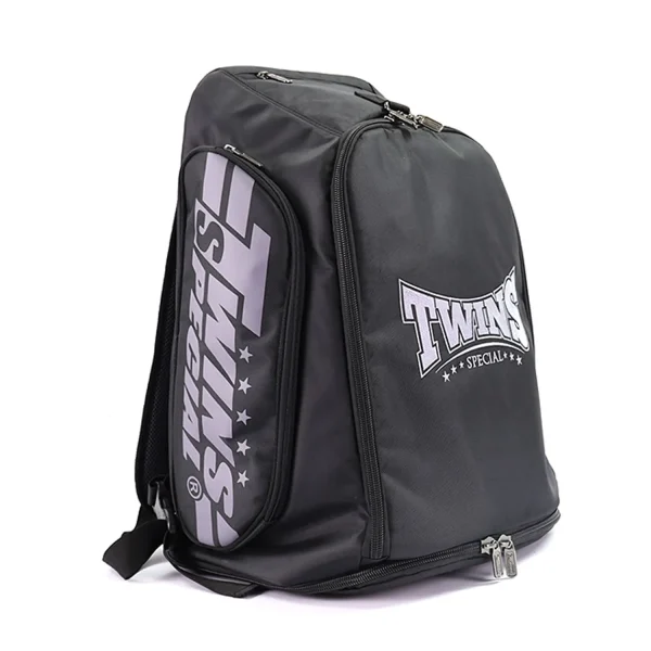 Twins Special Bag5 Convertible Rucksack Gym Bag Black 1 Twins Special BAG5 Convertible Rucksack Gym Bag in a sports setting