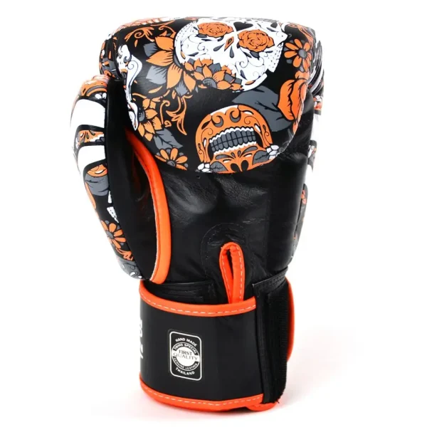 Close-up of Twins Special Skull Boxing Gloves FBGVL3-53