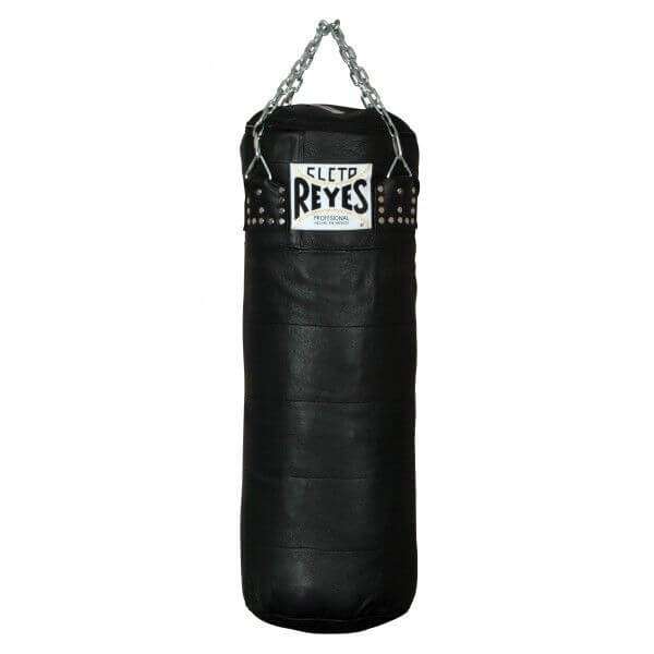 Trainer using Cleto Reyes leather training punchbag