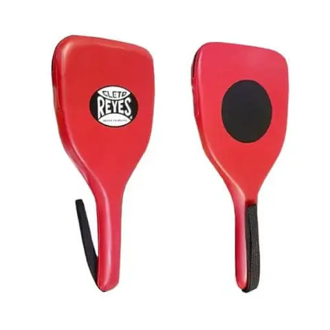 Cleto Reyes Punch Paddles in vivid red color.