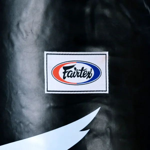 Fairtex Hb6 6ft Muay Thai Banana Bag Black White 2 Fairtex HB6 6ft Muay Thai Banana Bag