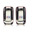 Fairtex KPLC1 Small Curved Kick Pads - Black in Black — side profile