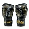 Black and white Fairtex X Glory Boxing Gloves BGVG3