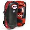 Twins Special Leather Kick Pads KPL10 in Black/Red - product image