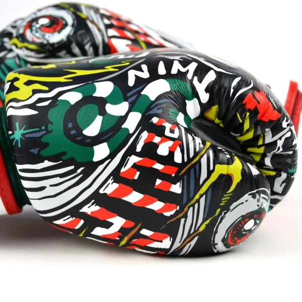 Twins Special Festive Boxing Gloves FBGVL3-64 in action