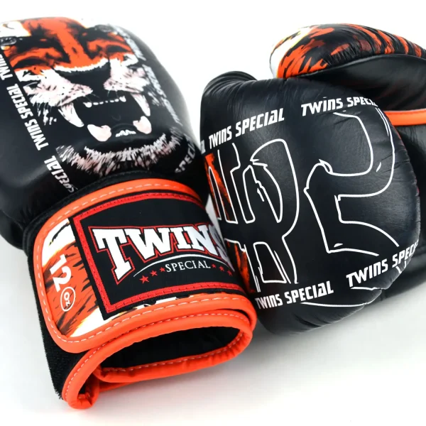 Twins Special Payak Boxing Gloves Fbgvl3 60 Black Orange 2 Twins Special Payak Boxing Gloves FBGVL3-60