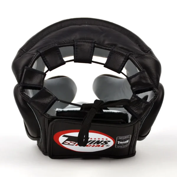 Twins Special Sparring Headguard HGL3 in black color