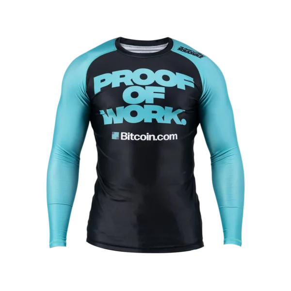 Scramble x Bitcoin.com Rashguard design