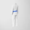 RashTag Core Jiu Jitsu BJJ Gi - White in White — front angle
