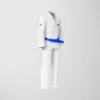 RashTag Core Jiu Jitsu BJJ Gi - White in White — waistband detail