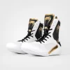 Venum Elite Boxing Shoes in White/Black/Gold - product image