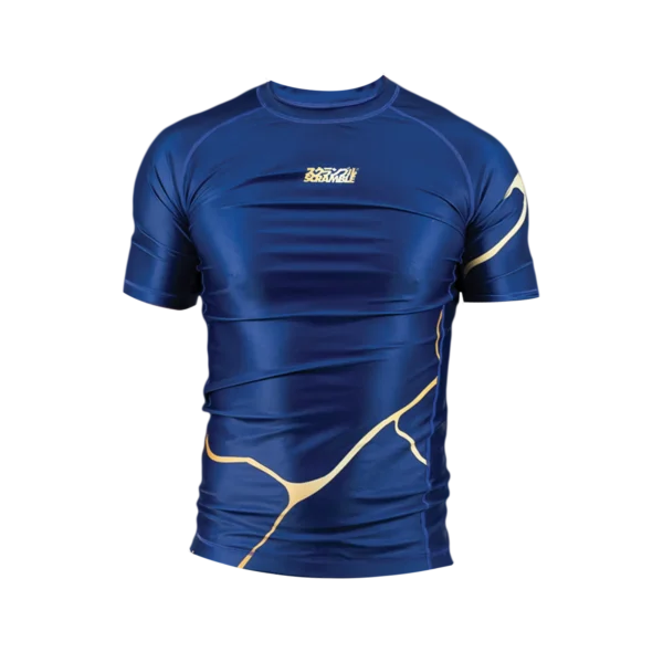 Man wearing Scramble Kintsugi Rashguard