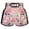 TUFF MSC123 Retro Muay Thai Shorts With Bird and Rose Design TUFF Retro Muay Thai Shorts Birds With Roses MSC123