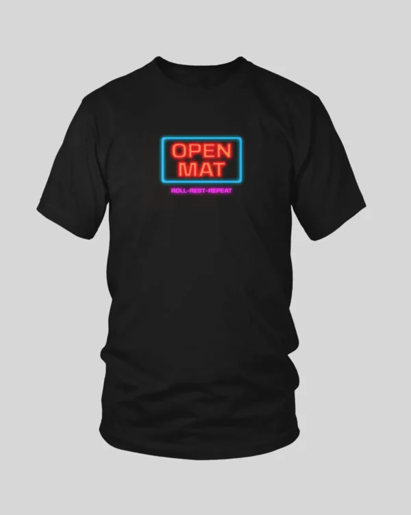 RashTag Open Mat T-Shirt RashTag Open Mat T-Shirt in Black - product image