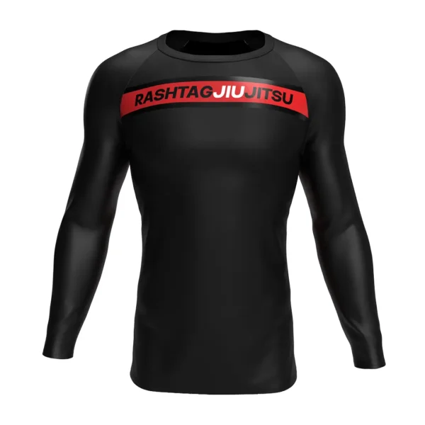 RashTag Titan Rash Guard in Black/Red - product image