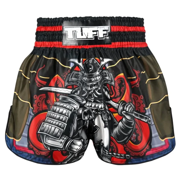 TUFF Retro Muay Thai Shorts - The Undefeated Steel Spirits RMS101 Pair of TUFF Retro Muay Thai Shorts The Undefeated Steel Spirits RMS101