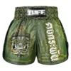 TUFF Retro Muay Thai Shorts The Immortal Yaksa RMS117 Muay Thai fighter in TUFF Retro Shorts The Immortal Yaksa RMS117
