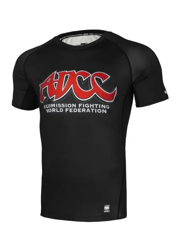 Official ADCC Pitbull Sports Rash Guard Pitbull Sports Official ADCC Rash Guard on a white background