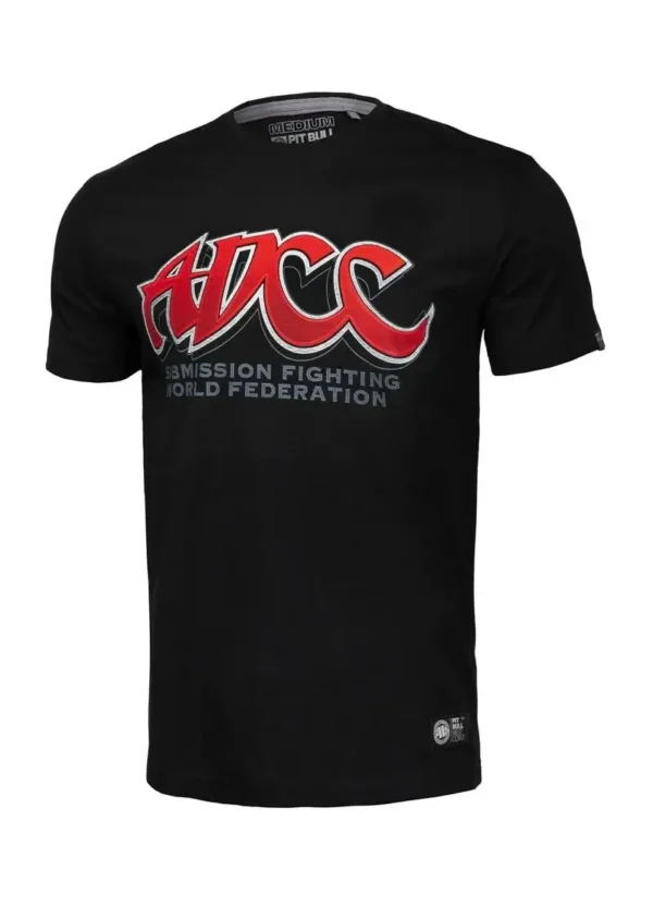 Official ADCC Pitbull Sports T-Shirt displayed on white background
