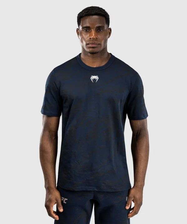 Man wearing the Venum x UFC Fusion Fight Week Men's Short Sleeve T-Shirt