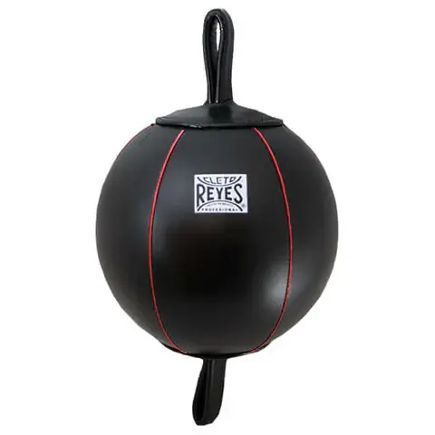 Cleto Reyes Double End Bag in black leather