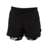 Multiple scramble combination shorts logos