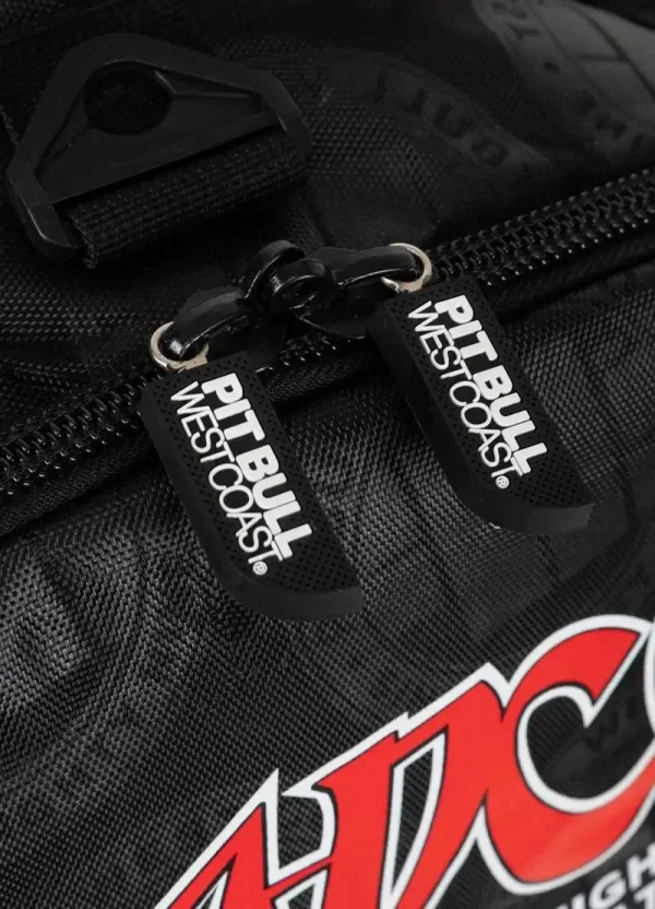 Pitbull Sports Official ADCC Big Training Backpack in black and red color.
