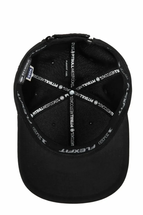 Pitbull Sports Official Adcc Hybrid Snapback Cap Black 2 Closeup of Pitbull Sports Official ADCC Hybrid Snapback Cap