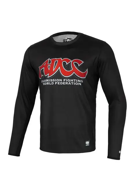 Pitbull Sports Official ADCC Longsleeve Melange T-Shirt in a sporty setting.