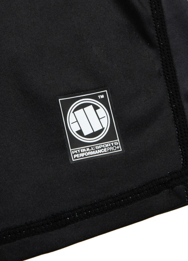 Pitbull Sports Official Adcc Mesh Performance Pro Plus Training T Shirt Black 5 Man wearing Pitbull Sports Official ADCC Mesh Performance Pro Plus Training T-Shirt.