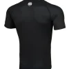 Pitbull Sports Official Adcc Rash Guard Black 1 Pitbull Sports ADCC Rash Guard displayed on a white background