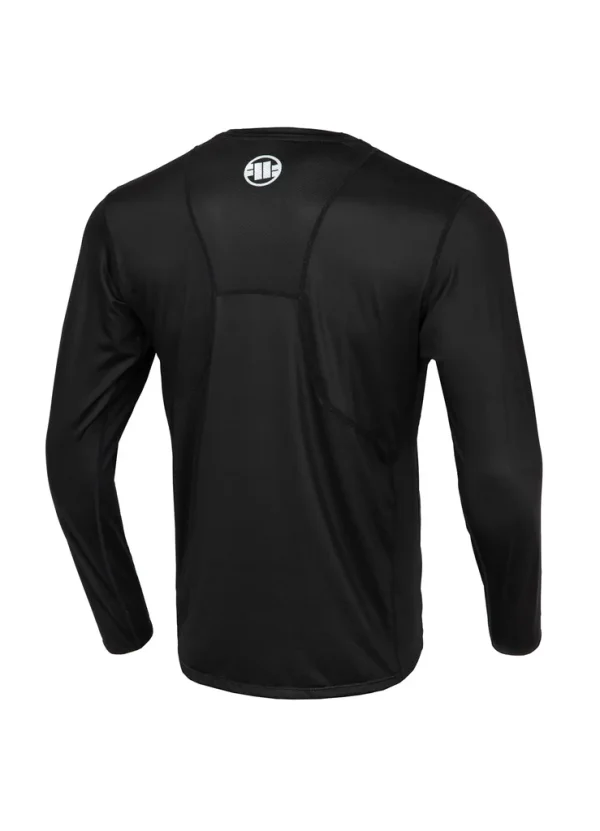 Pitbull Sports Official Adcc Rash Guard Longsleeve Black 1 Athletic man sporting the Pitbull Sports Official ADCC Rash Guard Longsleeve