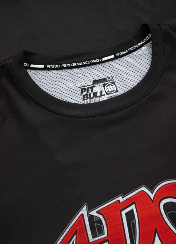Pitbull Sports Official Adcc Rash Guard Longsleeve Black 3 A male athlete wearing Pitbull Sports Official ADCC Rash Guard Longsleeve