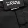 Pitbull Sports Official Adcc Training Shorts Black 2 Black and white Pitbull Sports Official ADCC Training Shorts on white background