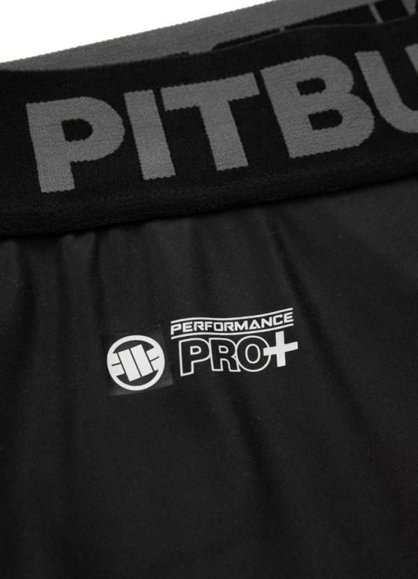 Pitbull Sports Official Adcc Vt Compression Shorts Black 2 Pitbull Sports ADCC VT Compression Shorts on a white background