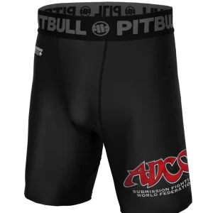 Pitbull Sports Official ADCC VT Compression Shorts on a white background
