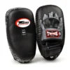 Twins Special Hybrid Kick Pads Training Mitts Boxing trainer holding Twins Special Hybrid Kick Pads Focus Mitts PML23