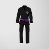 RashTag Anti Takedown Takedown Club BJJ Gi - Black in Black — on‑body look