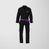 RashTag Be Autism Aware BJJ Gi - Black in Black — logo close‑up