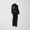 RashTag Be Autism Aware BJJ Gi - Black in Black — three‑quarter angle