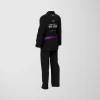 RashTag Be Autism Aware BJJ Gi - Black in Black — logo close‑up