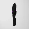 RashTag Be Autism Aware BJJ Gi - Black in Black — rear print