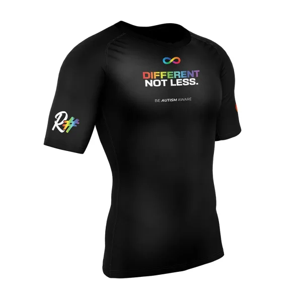RashTag Be Autism Aware Rash Guard in vibrant colors