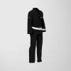 RashTag Kids Core Jiu Jitsu BJJ Gi - Black in Black — rear print