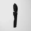 RashTag Kids Core Jiu Jitsu BJJ Gi - Black in Black — side profile