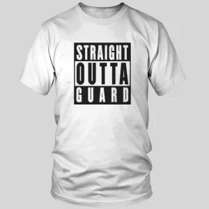 RashTag Kids Straight Outta Guard T-Shirt in White - product image